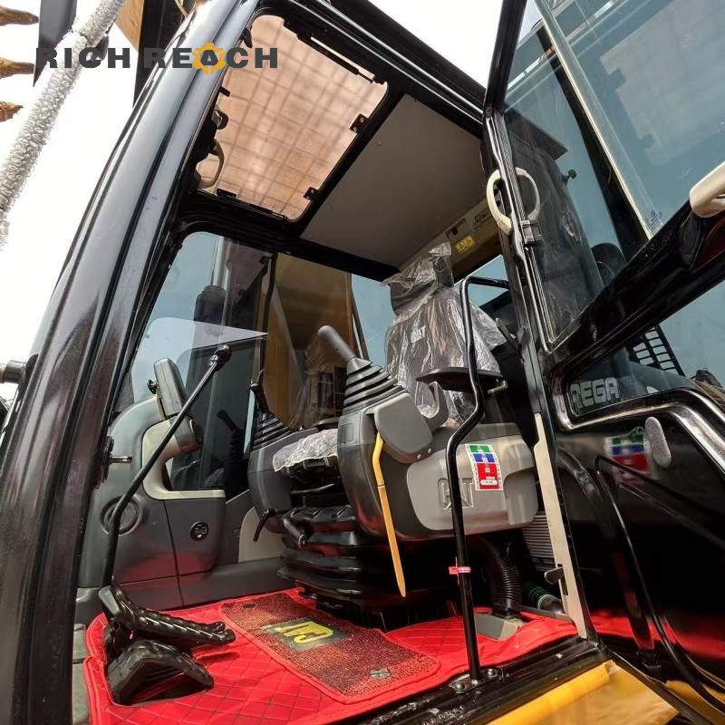 Side profile of a 2015 Cat 329D excavator showing boom and arm, $26,389 for sale